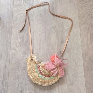 Meri Meri Straw Bird Purse